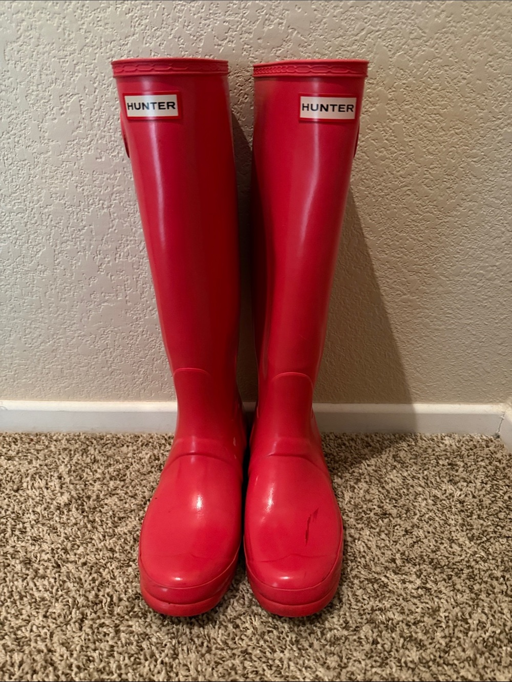 Hunter Red Women's Tall Rain Boots